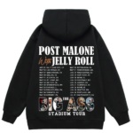 Post Malone With Jelly Roll Big Ass Stadium Tour Hoodie