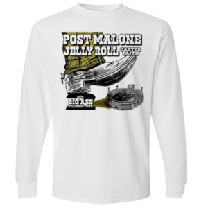 Post Malone Jelly Roll Carter Faith The Big Ass Stadium Tour Part 2 2026 Schedule Date List Shirt