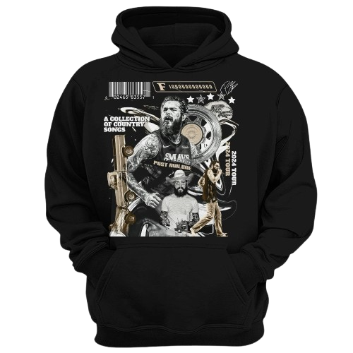 Post Malone Posty 90s Shirt Vintage Rapper Bootleg Graphic Unisex Hoodie