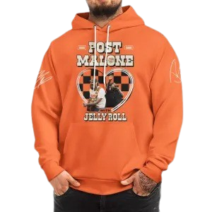 Post Malone X Jelly Roll The Big Ass Stadium Tour Hoodie