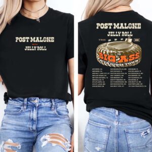 Post Malone Tour Shirt Big Ass Stadium Tour 2025
