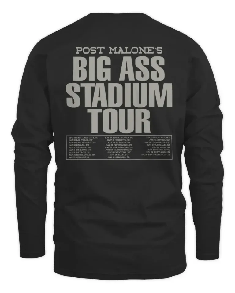 Posty Co Big Ass Stadium Tour Sweatshirt Posty Co Big Ass Stadium Tour Sweatshirt