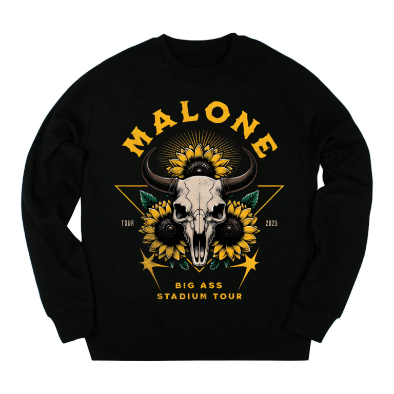 Malone With Jelly Roll Big Ass-Stadium Sweatshirt Malone With Jelly Roll Big Ass-Stadium Sweatshirt