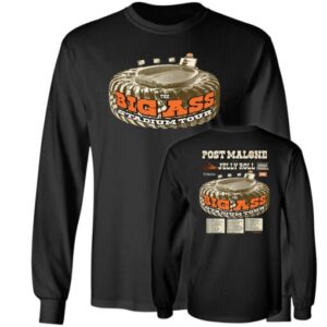 Post-Malone-With-Jelly-Roll-Big-Ass Stadium Tour 2025 Jersey