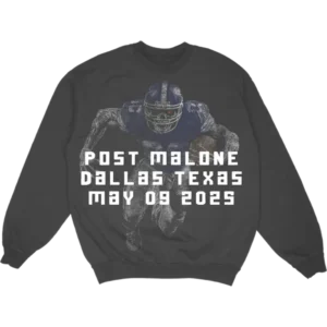 Post Malone Dallas Cowboys Black Sweatshirt