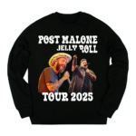 Post Malone With Jelly Roll Tour 2025 Sweatshirt