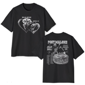 Post Malone With Jelly Roll Big Ass Stadium Tour Shirt