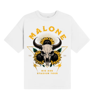 Malone Big Ass Stadium Tour Shirt white