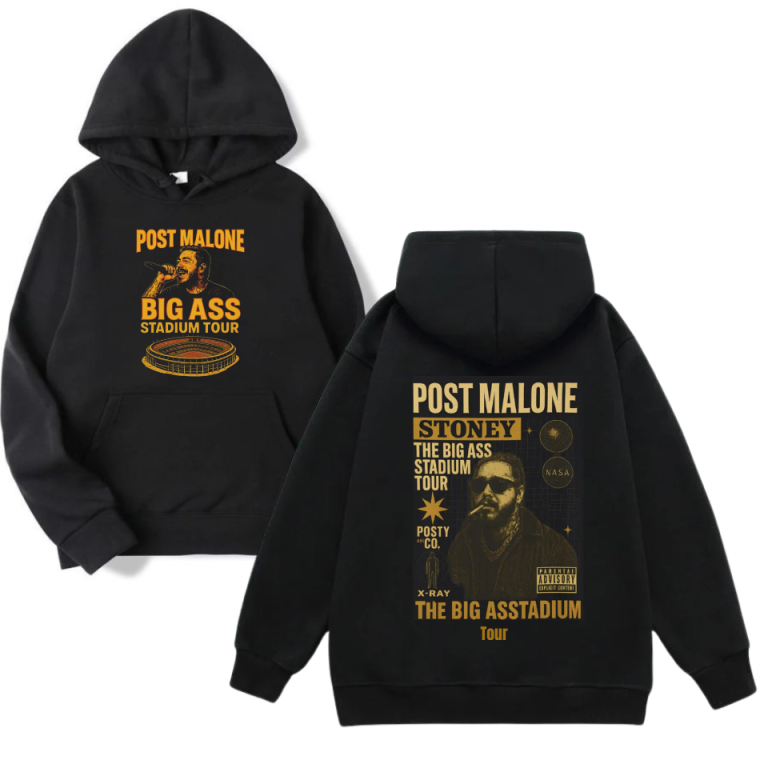 Post Malone Big Ass Stadium Tour 2025 Hoodie Post Malone Big Ass Stadium Tour 2025 Hoodie