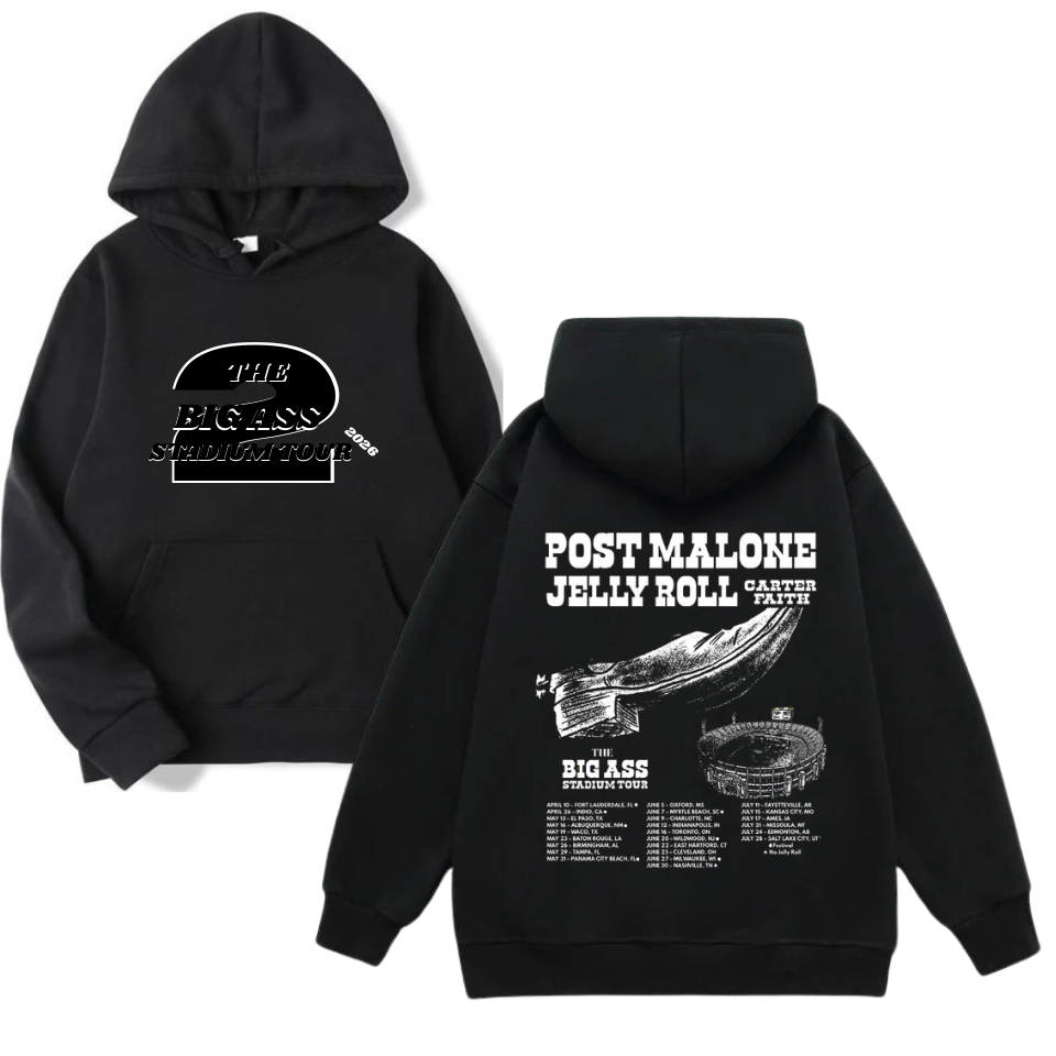 Post Malone The Big Ass Stadium Tour Part 2 Hoodie Post Malone The Big Ass Stadium Tour Part 2 Hoodie