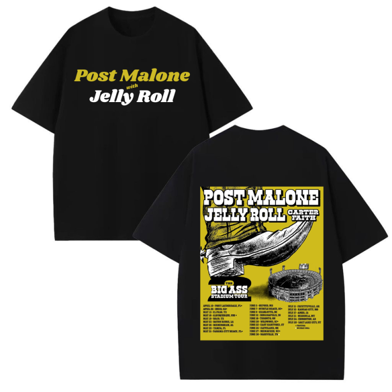 Post Malone With Jelly Roll BAST 2026 Shirt Post Malone With Jelly Roll BAST 2026 Shirt