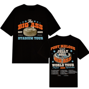 Post Malone The Big Ass World Tour 2025 Shirt