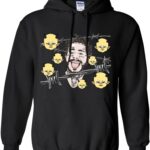 Post Malone Hoodie Rockstar Tour Merch Gift for Fans