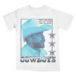 Post Malone X Dallas Cowboys Photo White Shirt