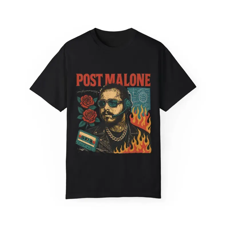 Post Malone Flower Shirt Post Malone Flower Shirt