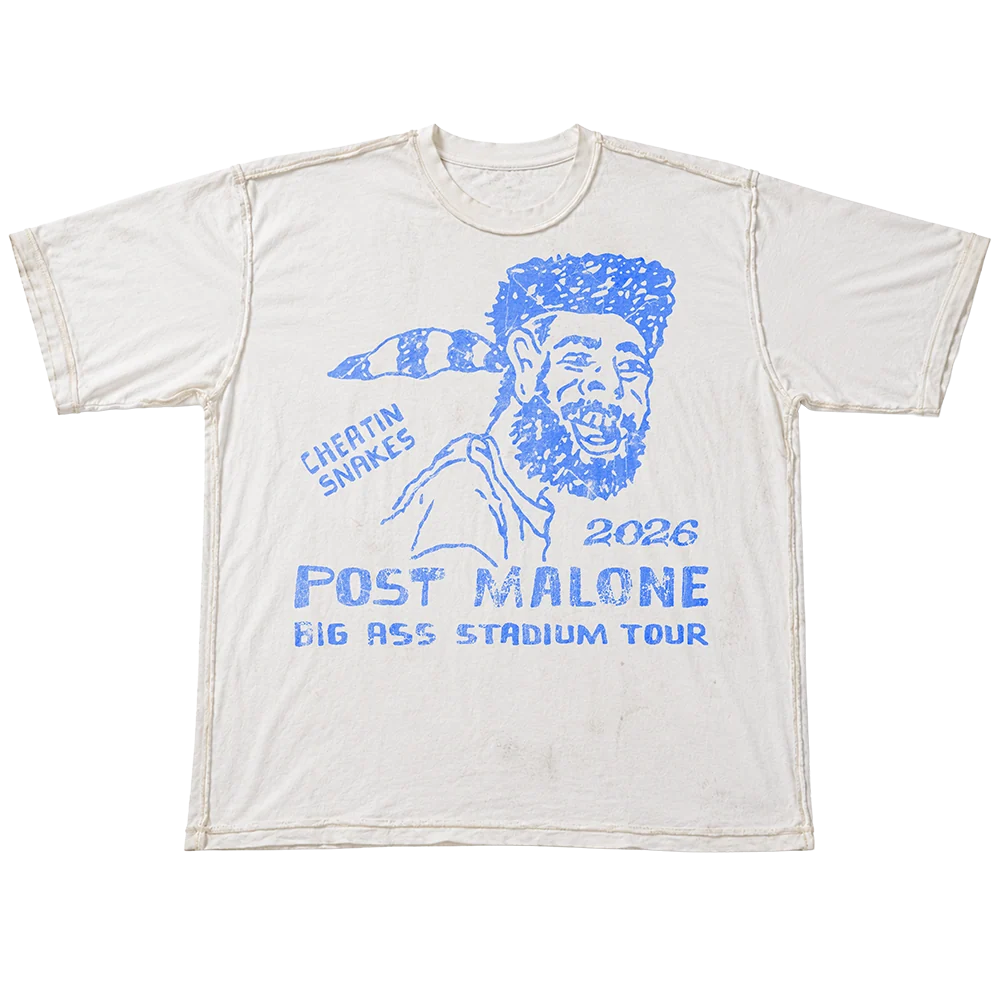 Post Malone x Cheatin Snakes White T-Shirt