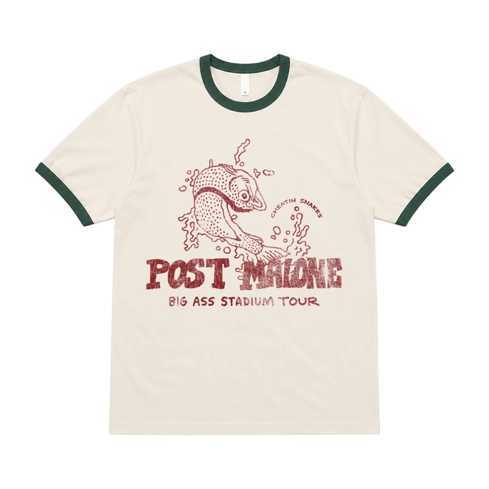Post Malone x Cheatin Snakes Ringer T-Shirt