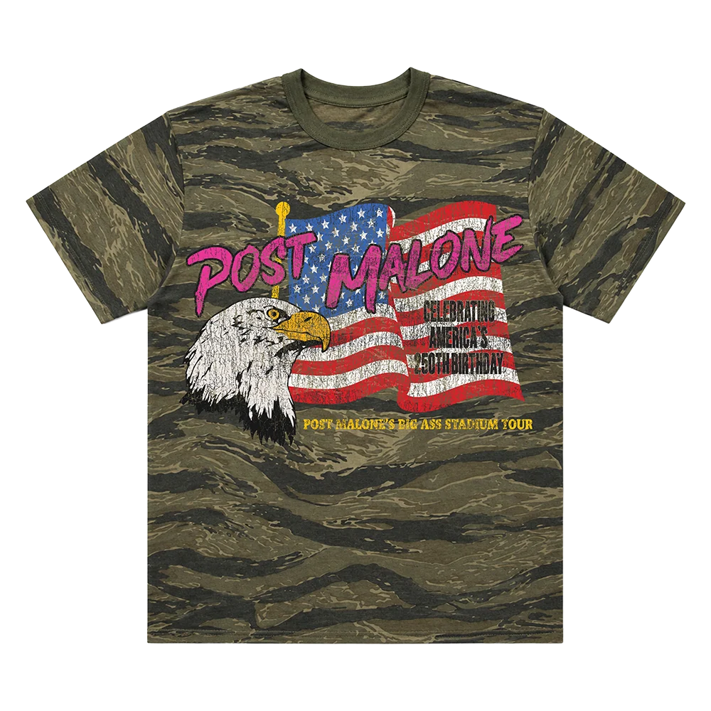 Big Ass Stadium Tour Tiger Camo Tee
